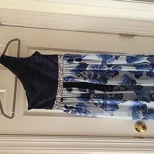 SPEECHLESS YOUTH BLUE FORMAL DRESS/SHORTS SIZE 10